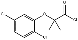 2-(2,5-二氯苯氧基)-2-甲基丙醇基氯化物 结构式