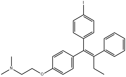 4-iodotamoxifen 结构式