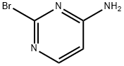 4-氨基-2-溴嘧啶 结构式