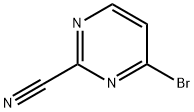 2-氰基-4-溴嘧啶 结构式