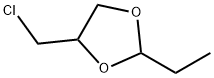 1,3-Dioxolane,  4-(chloromethyl)-2-ethyl- 结构式