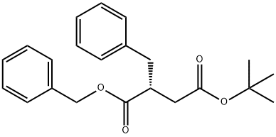 (R)-2-BENZYL-SUCCINIC ACID 1-BENZYL ESTER 4-TERT-BUTYL ESTER 结构式