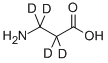 B-ALANINE-2,2,3,3-D4 结构式