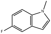 5-氟-1-甲基-1H-吲哚 结构式