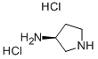 (S)-3-氨基吡咯烷二盐酸盐 结构式