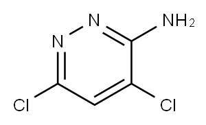 4,6-二氯哒嗪-3-胺 结构式