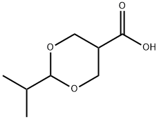 2,2-二甲基-5-羧基-1,3-二氧六环 结构式