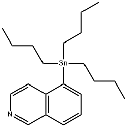 TRIBUTYL(ISOQUINOLIN-5-YL)STANNANE 结构式