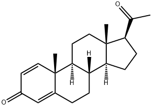 1-脱氢孕酮 结构式