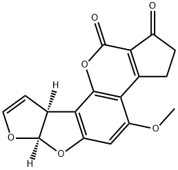 黄曲霉毒素 B1 结构式