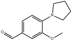3-methoxy-4-(1-pyrrolidinyl)benzaldehyde(SALTDATA: FREE) 结构式