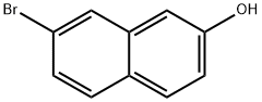2-溴-7-羟基萘 结构式