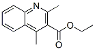 2,4-二甲基喹啉-3-羧酸乙酯 结构式