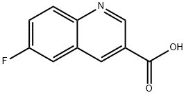 6-氟喹啉-3-羧酸 结构式