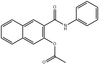 乙酸萘酚AS 结构式