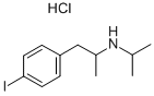 4-IODO-N-ISOPROPYLAMPHETAMINE HYDROCHLORIDE 结构式