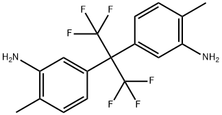 2,2-双(3-氨基-4-甲苯基)六氟丙烷 结构式