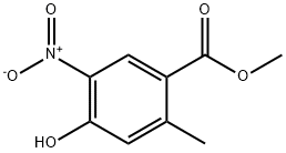 4-羟基-5-硝基-2-甲基苯甲酸甲酯 结构式