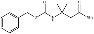 (4-氨基-2-甲基-4-氧代丁烷-2-基)氨基甲酸苯甲酯 结构式