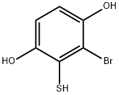 1-thio-6-bromo-2,5-dihydroxybenzene 结构式