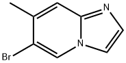 6-溴-7-甲基咪唑并[1,2-a]吡啶 结构式