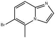 6-溴-5-甲基咪唑并[1,2-A]吡啶 结构式