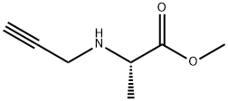 L-Alanine, N-2-propynyl-, methyl ester (9CI) 结构式