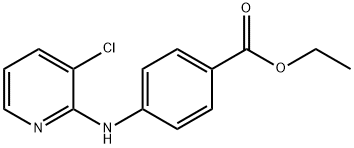 ETHYL 4-[(3-CHLOROPYRIDIN-2-YL)AMINO]BENZOATE 结构式