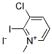 3-chloro-2-iodo-1-methylpyridinium iodide 结构式