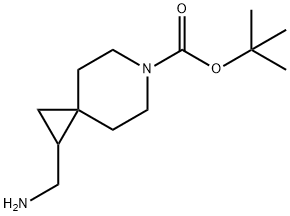 1-(氨基甲基)-6-氮杂螺[2.5]辛烷-6-羧酸叔丁酯 结构式