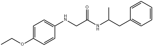 N-Benzyl-4-carbamyl-4-(p-toluidino)-piperidine 结构式