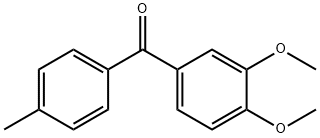 3,4-Dimethoxy-4'-methylbenzophenone 结构式