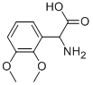 2-氨基-2-(2,3-二甲氧基苯基)乙酸 结构式