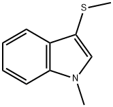 1-METHYL-3-(METHYLTHIO)-1H-INDOLE 结构式