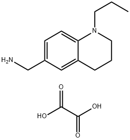 C-(1-Propyl-1,2,3,4-tetrahydro-quinolin-6-yl)-methylamine oxalate 结构式
