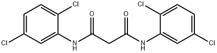 N,N'-双(2,5-二氯苯基)丙二酰胺 结构式