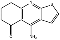 4-AMINO-7,8-DIHYDROTHIENO[2,3-B]QUINOLIN-5(6H)-ONE 结构式