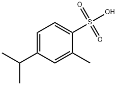 4-异丙基-2-甲基苯-1-磺酸 结构式