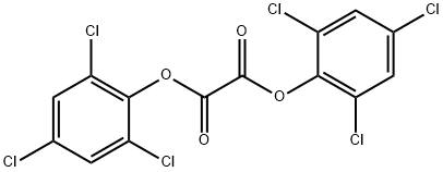 双(2,4,6-三氯苯基)草酸酯 结构式