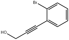 2-溴-1-(3-羟丙基-1-炔基)苯 结构式
