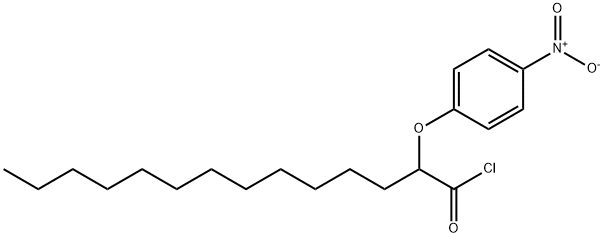 2-(4-NITROPHENOXY)TETRADECANOYL CHLORIDE, 92 结构式