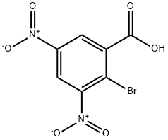 2-溴-3,5-二硝基苯甲酸 结构式