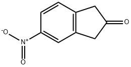5-硝基-2-茚酮 结构式