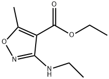 4-Isoxazolecarboxylicacid,3-(ethylamino)-5-methyl-,ethylester(9CI) 结构式