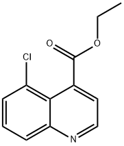 5-氯喹啉-4-甲酸乙酯 结构式