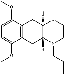 6,9-dimethoxy-4-n-propyl-2,3,4a,5,10,10a-hexahydro-4H-naphth(2,3-b)(1,4)oxazine 结构式