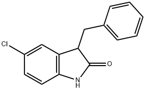 3-benzyl-5-chloro-indolin-2-one 结构式