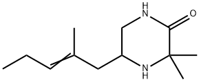 Piperazinone, 3,3-dimethyl-5-(2-methyl-2-pentenyl)- (9CI) 结构式