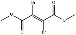 反式-2,3-二溴丁烯二酸二甲酯 结构式