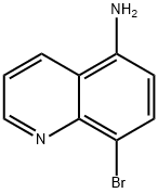 5-氨基-8-溴喹啉 结构式
